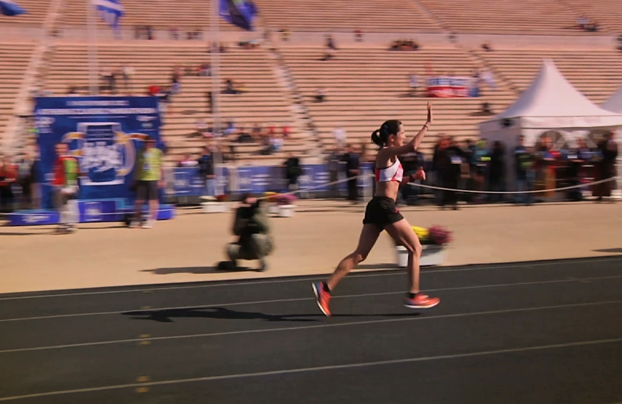 Athens Authentic Marathon:  The Finish Line