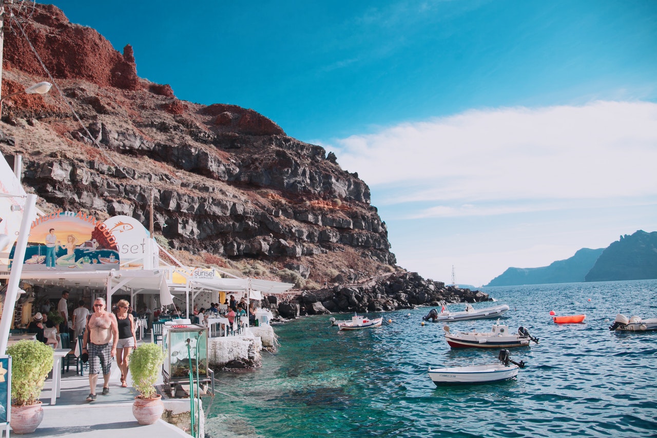 Ammoudi Port in Oia